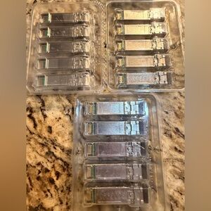 Lot Of 15 Finisar FTLX1471D3BCL 10Gb/s 10km 1310nm Single Mode. SFP+Transceiver